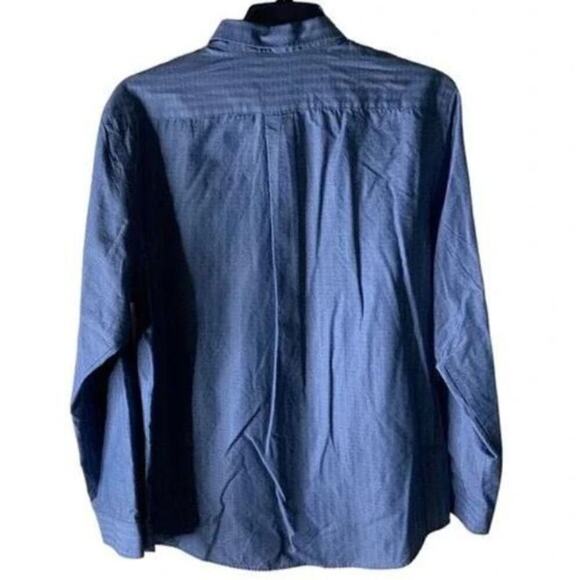 Van Heusen Originals Dress Shirt Men's Size XL Button Front Pocket Long Sleeves - Picture 2 of 7